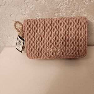 Bebe Pink Quilted Women's Bag